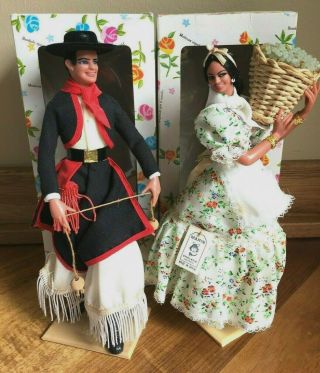 Vintage Marin Chiclana Espana Dolls Argentino Argentina Made In Spain