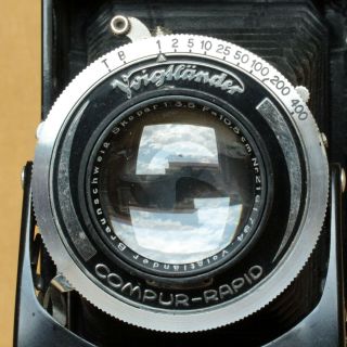 Bessa RF Voigtlander German folding 6x9 rangefinder camera CLA Compur Skopar 7