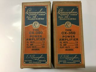 Cunningham Cx - 350 Globe/balloon Tubes/valves Look To Be In Boxes