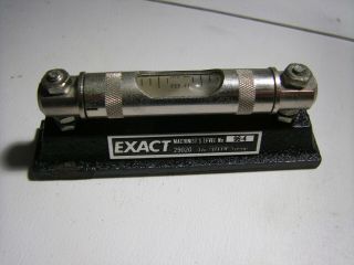 Hyde Group Exact Precision Machinist Level 4 " Vintage Model 96 4 With Vial Cover