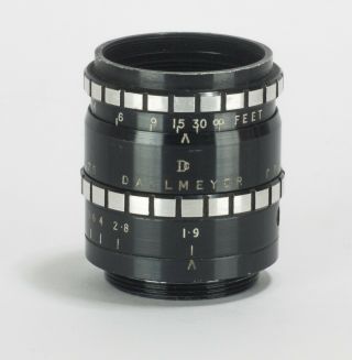 Exc,  Dallmeyer 25mm F/1.  9 C - Mount Movie Lens M4/3 Bmpcc
