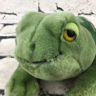 Vintage Dakin Frog Plush Green Spotted Toad Stuffed Animal Soft Toy 2