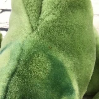 Vintage Dakin Frog Plush Green Spotted Toad Stuffed Animal Soft Toy 5