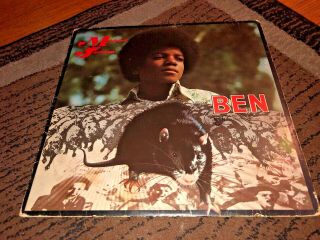 Michael Jackson - Ben (rat Horror Movie Soundtrack) 1972 Vintage Lp Cover (no Vinyl)