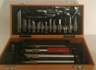Vintage X - Acto Knife Kit Tool Set and Case Craft Tool Kit 2