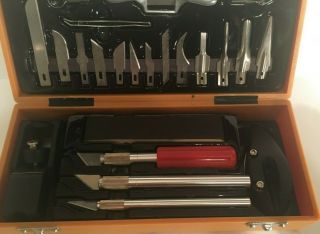 Vintage X - Acto Knife Kit Tool Set and Case Craft Tool Kit 4
