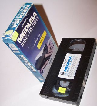 Vintage 1992 Medusa : Dare To Be Truthful Vhs Video Cassette - Cult - Madonna