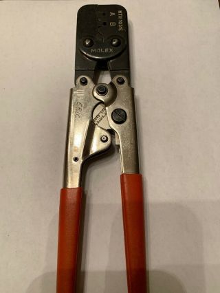 Vintage Molex 9 " Wire Stripper Crimping Tool Model Htr1031e