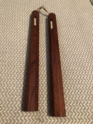 Vintage Wooden Nunchucks Prop Or Practice