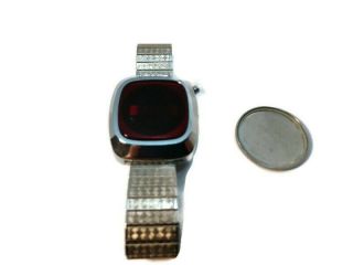 Commodore Authentic Vintage 1970s Red Display Led Watch