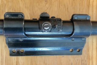 Vintage T5 Rifle Scope Mount 3/4” Tube Weaver Marlin 80 - Dl,  With Scope,  Jchig 4x