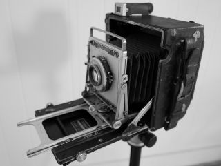1947 Graflex Pacemaker Speed Graphic 4x5 Film Camera,  Supermatic Shutter