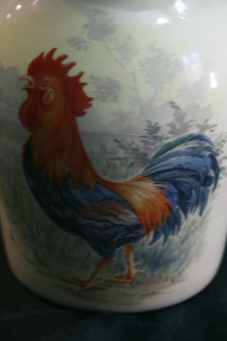 Vintage 2001 Home & Garden Party Rooster Pitcher.  Heavy Duty 9 1/2 
