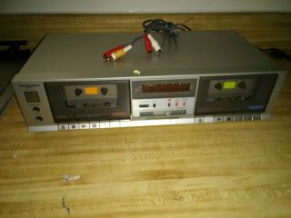 Vintage Technics Model No.  R5 - 811w Dual Cassette Player Recorder Tape Deck
