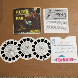 Vintage View - Master 3 - Reel Set Peter Pan Complete Booklet Euc A67