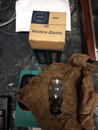 Western Electric 422a Vacuum Tube Rectifier Date Code 6126