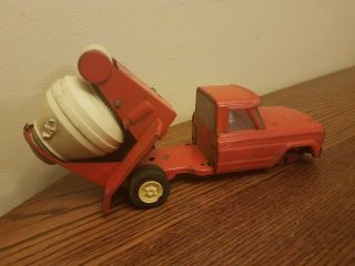 Vintage Tonka Toys Jeep Cement Mixer Construction Truck Pressed Steel 1960s 5