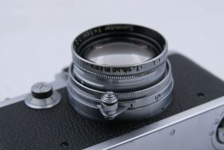 Leica IIIA 35mm Rangefinder Camera W/ Cases And Summitar 5cm Lens 7