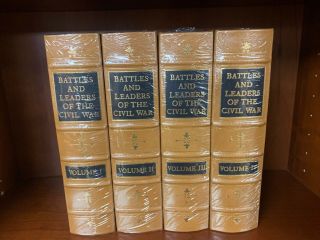 Easton Press - Battles And Leaders Of The Civil War 4 Vols Robert Johnson -