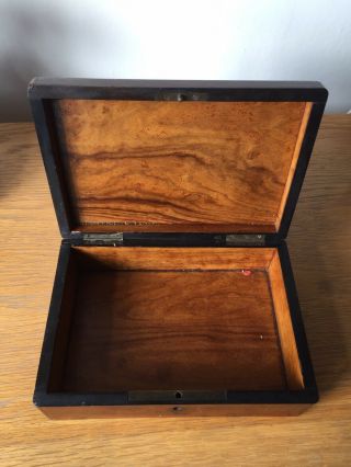 Antique / Vintage Wood Inlay Marquetry Box 2