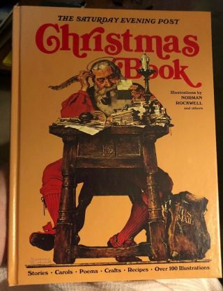 The Saturday Evening Post Christmas Book Norman Rockwell 1979 Hardcover