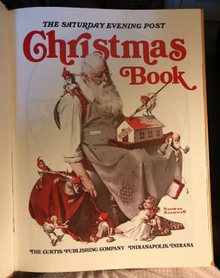 The Saturday Evening Post Christmas Book Norman Rockwell 1979 Hardcover 5