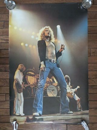 Led Zeppelin Vintage Poster 1978 Uk