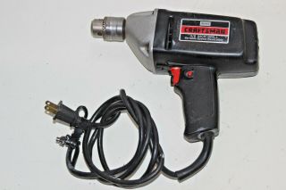 Vintage Craftsman 3/8 " Drill 315 10514 315.  10514 Variable Speed Reversible Sears