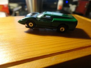 Vintage Aurora Tjet Ho Slot Car Ford J In Green