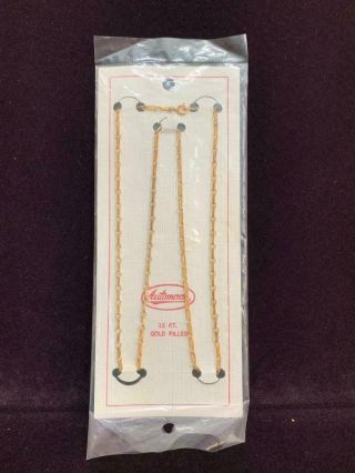 Vintage Automade 12kt Gold Filled Chain 24 " Long 514kn/24