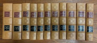 Easton Press Leather Bound The Story Of Civilization Complete Book Set 11 Volume