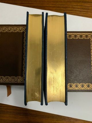 The Great Books Franklin Library Leather Bound Summa Theologica 2 Vol Book Set 3