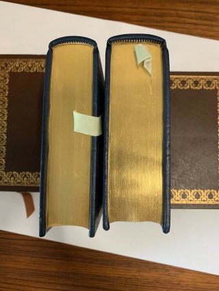 The Great Books Franklin Library Leather Bound Summa Theologica 2 Vol Book Set 4