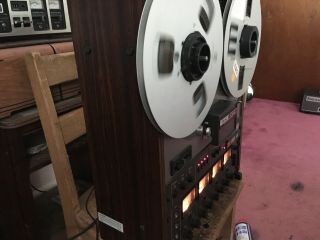 PLEASE READ TEAC A - 3440 4 Channel Stereo 10.  5 Inch REEL TO REEL TAPE RECORDER 7