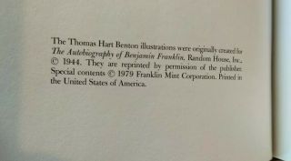 The Autobiography of Benjamin Franklin Franklin Library 100 Greatest Books 6