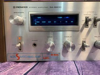 PIONEER SA - 8800 AMPLIFIER “JUST SERVICED” 2