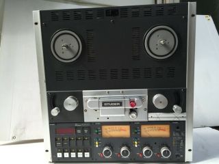 Portable STUDER A810 Recorder 4 Speed,  Monitor Oak Side Panels Fully Re Capped 2