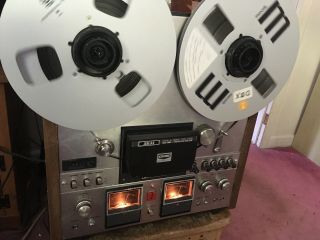Akai Gx - 600db 4 Track 10.  5 Inch Reel To Reel Tape Deck Recorder See Video