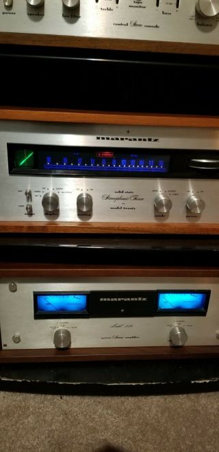marantz stereo amplifier 250,  Marantz 3300,  Marantz 20b tuner 3
