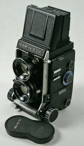 Mamiya C330 Pro Medium Format Tlr Camera With 2 Lenses