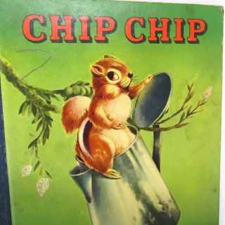 Chip Chip A Little Golden Book Cloth Spine Vintage 1948 28 A 1st Edition Kids 2