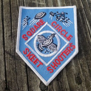 Square Circle Sportsmen Club Camden County Nj Jersey Skeet Shooters Patch