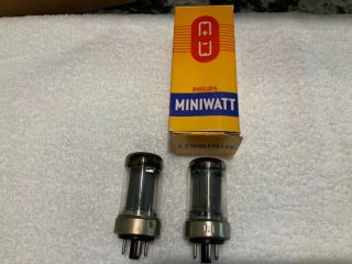 Phillips/miniwatt Gz34 Metal Base Rectifier 1950 