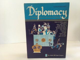 Vintage Diplomacy Game 1976 1st Edition Complete Avalon Hill