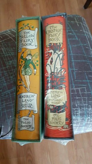 The 2 Fairy Books - Andrew Lang Folio Society Illustrated 2011 Hc Slipcase