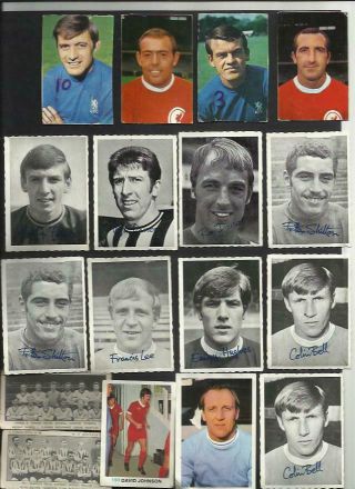 112 Rare Football Gum Sweet Cards 196os Vintage Barratt Anglo A&bc