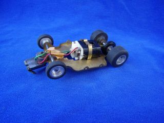 Vintage Riggen 1/32 Slot Car Chassis 4 Racing Silicone Rear Tires Cox Guide Pin