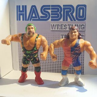 Wwf Wwe Hasbro Series 9 Rick & Scott Steiner Vintage Action Figure 1994