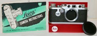 Leica Iiif Red Dial With Self Timer Body Only