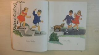 RARE Vintage MOLLY,  PETE AND GINGER Children ' s Softcover D.  C.  Heath&Co Book 1947 4